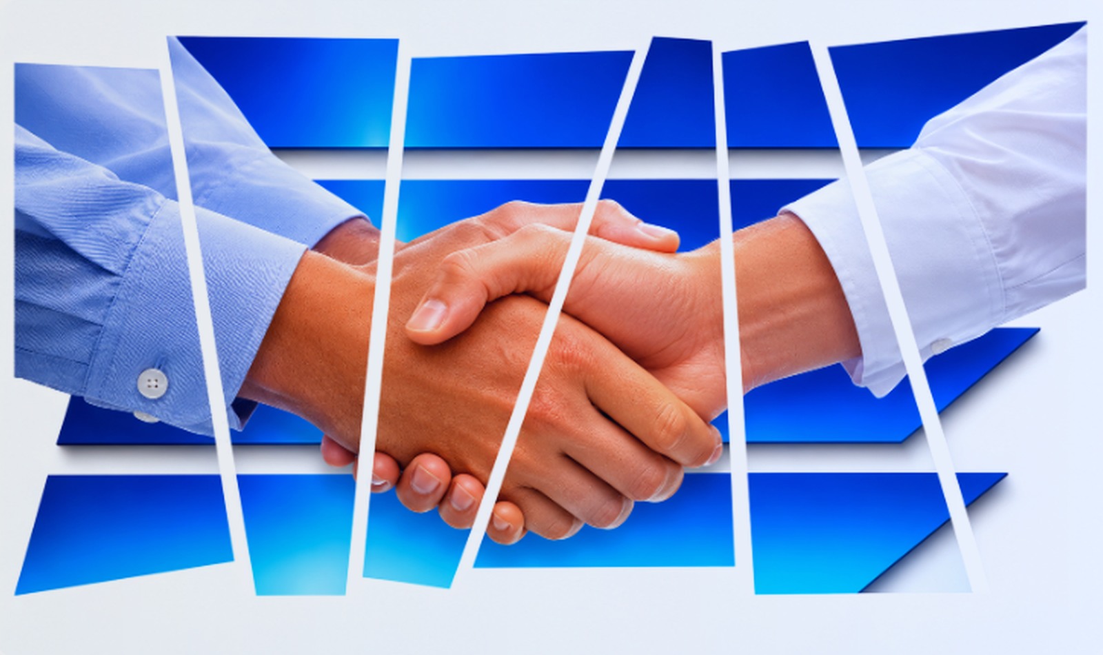 Professional business handshake representing trusted recruitment partnership